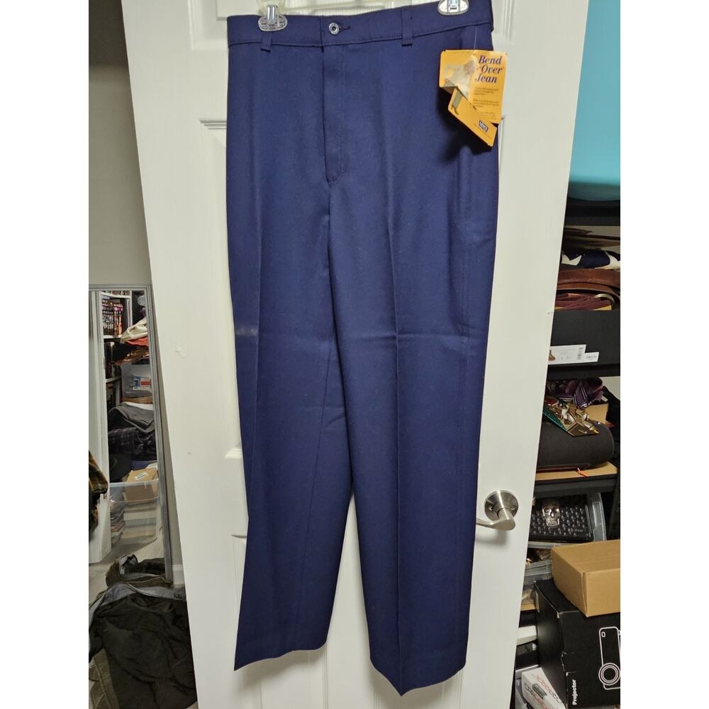 Vintage Levi Strauss Bend Over Women's Apx Sz 16 High Rise Dress Pants Blue NWT